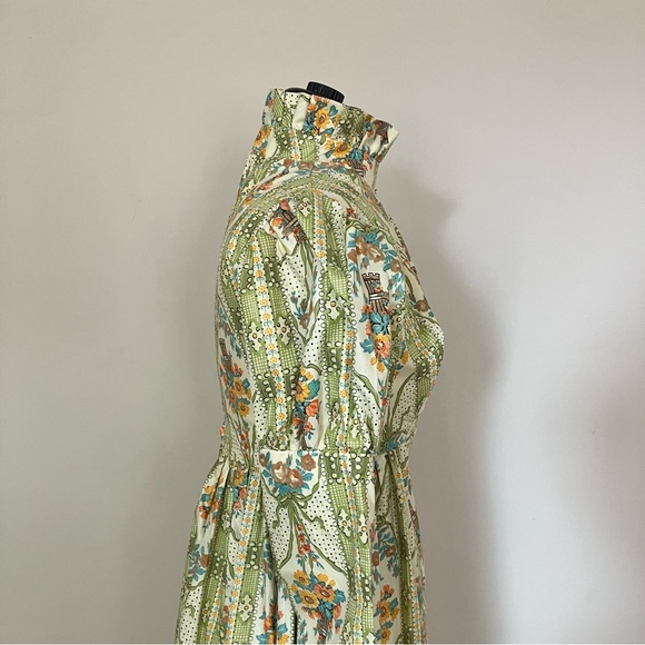 Vintage 1960s Regency-Style Dress - Picture 4 of 10